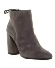 Stuart Weitzman Grandiose Womens Gray Suede Pointy Toe Boot N4622 Size 11 M