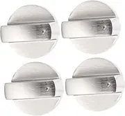 SEWACC 4Pcs Gas Stove Control Knobs Replacement Compatible Knobs for Gas Cooker Compact Design Kitchen Accessory for Oven and Cooktop Use