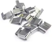 100pcs Greenhouse Glass Glazing Fixing Clips Greenhouses Window Glazing Z Clips