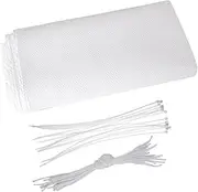 BRIGHTFUFU 1Set Stair Barrier Net for Pets Safety Mesh Net Balcony Stair Safety with Cords Snaps for Easy Installation