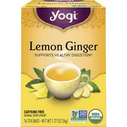Yogi Tea Herbal Tea Bags Lemon Ginger 16 Pack