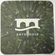 BREWTUS COFFEE IMPERIAL STOUT Beer COASTER, Mat, Monocacy Brewing, MARYLAND 2015