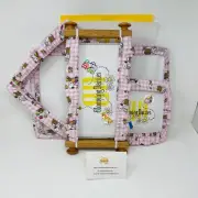 Purple Gingham Easter w/Snoopy Grime Guards - Q-Snap Frame-Cross Stitch