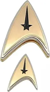 [QMx] Quantum Mechanix - Star Trek: Discovery - Enterprise Command Badge and Pin Set