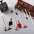 Simulation Shovel Dollhouse Miniature Shovel Hoe and Pitchfork Farming Tools