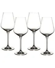 Villeroy & Boch Set of 4 La Divina Bordeaux Glasses