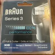Braun 30B Series 3 Replacement Foil & Cutter Set for 7000/4000 Series New