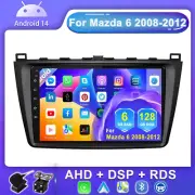 9"IPS Android 14 For Mazda 6 2008-2012 Car Stereo Radio GPS Car Play ✅6GB+128GB✅