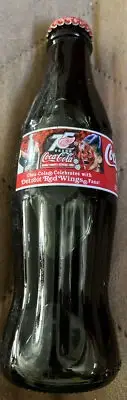 Detroit Red Wings 75th Anniversary Coca-Cola Coke Bottle FULL