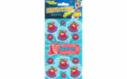 26pc Dr. Stinky Scratch'n Sniff Stickers Apple Scent Sheets Smell Reward Xmas