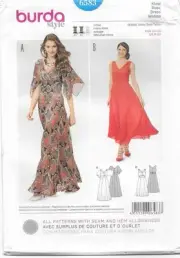 29 BURDA 6583: DRESS SIZE 8-20 SEWING PATTERN