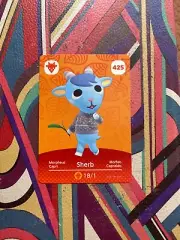 Animal Crossing Amiibo Card Sherb