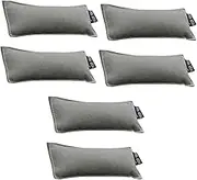 STOBOK 3sets Cushioned Computer Elbow Support Pad Wrist Mat for Office Anti-Slip Cotton Keyboard Mat 13x5cm Light Grey 2pcs*3