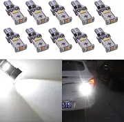 10pcs Extrmely Bright 1000LM T15 LED Parking Light Bulb, White T15 921 912 T10 T15 W16W 10-SMD CREE 3020 Car Replacement Lights Backup Reverse Parking Light Xenon White 6000K