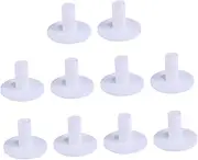 NAMOARLY 10 Pcs Tee Accessories Accessory White