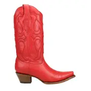 Corral Boots Stitch Embroidered Snip Toe Cowboy Womens Red Casual Boots Z5073