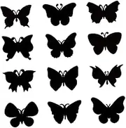 DIYEAH 12pcs Butterfly Scratch Paper Art Set Multi-Function Craft for Boy Girl Fun Butterfly Shaped Scratch Off for Parties Creative Play