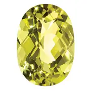 Gemstone Lemon Quartz Aa Quality 8X6mm Oval Checkerboard