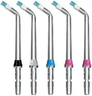 Pack of 5 Plaque Seeker Tips for Waterpik Water Flosser and Other Oral Irrigator