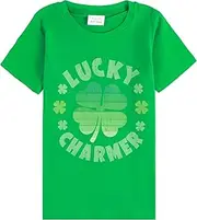 [HH Family] Kids St. Patrick’s Day Shirt Boys and Girls Green T-Shirt Clothing 4-12 Years