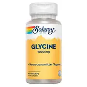 Solaray Glycine,1,000 mg ,60 Caps (Pack of 3)