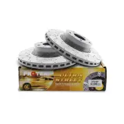 Rear Protex Groove Brake Rotors for Holden Statesman Caprice WH WK WL Monaro V2