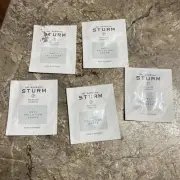 Lot of 5 Dr. Barbara Sturm Molecular Cosmetics Anti-Pollution Drops Sample Packs