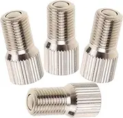 GLEAVI Stainless Steel 4pcs Valve Stem Extenders High Pressure Inflate for Tires Motorcycle Car Accessories