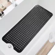 Bath Tub and Shower Mats, Non-Slip 40 x 16 Inch Extra Long Bath Mat, Black