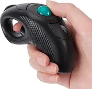 Image Wireless USB Handheld Finger Trackball Mouse with Laser Pointer