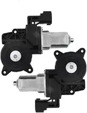 6CP114553H1C 6CP1-14A389G1C Car Front Left/Right Power Window Motor Assembly Compatible for Ford Everest Ranger Focus Lw Mkii 2012-2018(Gloss Black)