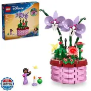 LEGO Disney Encanto Isabela’s Flowerpot, Buildable Orchid Flower Toy for Kids