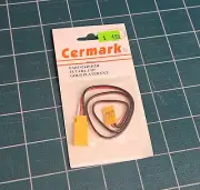 NEW Futaba J SERVO EXTENSION 12", GOLD #214FJ12H