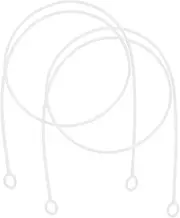 2pcs Earbud Lanyard Earplugs for Sleep Noise Canceling Headphones Noise Cancelling Ear Plugs Earwig Sleep Earplugs Lanyards Work White Strap Noise Reduction