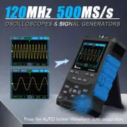 2 IN 1 Digital Oscilloscope 120MHz 500MS/s Sampling Rate 3MHz Signal Sources Kit
