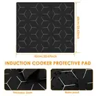 Induction Hob Protector Mat Induction Cooker Cover Heat Resistant Stove Cove]