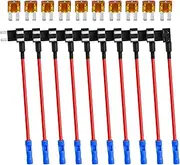 Micro2 ATR Blade Fuse Holder - Muhize Fuse Tap 12V Car Add-a-circuit Fuse TAP Adapter with 5 Amp Micro2 Blade Fuse (10 Pack)