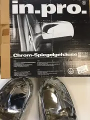 NEW OEM 1KM-072-530-1ZL Volkswagen Side View Mirror Accessory Chrome Covers