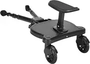 Zoriva Toddlers Stroller Board Kids Pushchair Jogger Travel Pram Buggy Board Detachable Seat Or Stand Ride-on Connector Pram