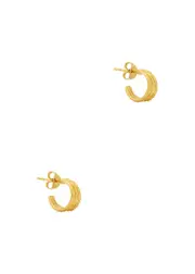 Daisy London Amanda 18kt Gold-plated Hoop Earrings - One Size One Size