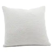 Boll & Branch Ribbed Knit Euro Pillow with Insert, 26 x 26