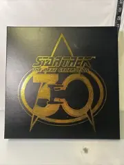 STAR TREK BRADFORD EXCHANGE 30TH ANNIVERSARY THE NEXT GENERATION 12" PLATE COA