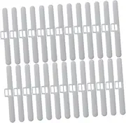 [CORHAD] 30Pcs Vertical Blind Double Hole Slat Holders Replacement Parts for Vertical Blinds Blind Repair Accessories Slat Holder for Windows