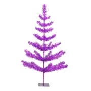 Northlight 3' Orchid Purple Tinsel Pine Artificial Christmas Twig Tree - Unlit