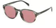 David Beckham DB 1011/F/S Asian Fit 2W8/4S Men's Sunglasses Grey Size 53
