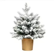 Small Tabletop Christmas Tree with Gold Color Basin | 1.5 ft Artificial Tree ...
