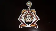 ALOHA MONKEY SAILOR JERRY MONKEY STICKER HAWAII TATTOO MONKEY BUTT 4" TALL