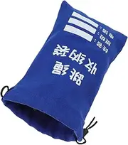 OSOLADY Jump Rope Organizer Pouch Durable Canvas Drawstring Bag for Skipping Ropes Portable Writable Storage for Students Fitness for Classroom Use
