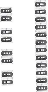 20 Pcs 30 Min Recording Capacity Cassette Tape Blank Audio Cassette for Music/Voice Recording