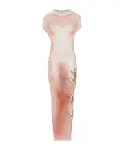 round-neck dress XXS,S,XL,XS,L,M,XXL PALEPINK/DUSTYPINK